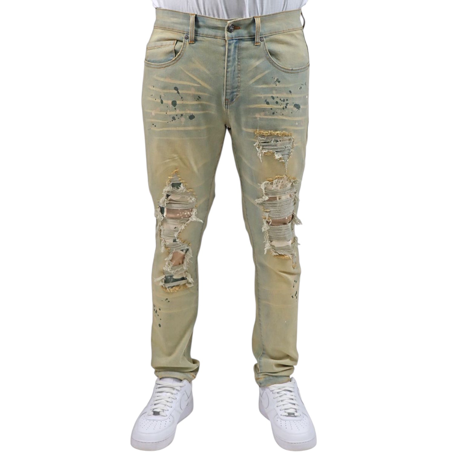 BLAC LEAF: Soil Denim Jeans 004